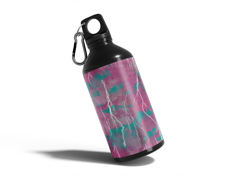 pastel bolts sky Water Bottle DIY Stickers