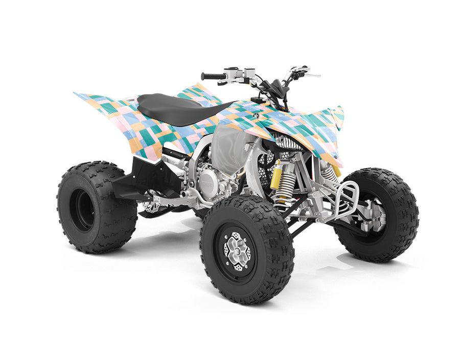 Pastel Bricks Toy Room ATV Wrapping Vinyl