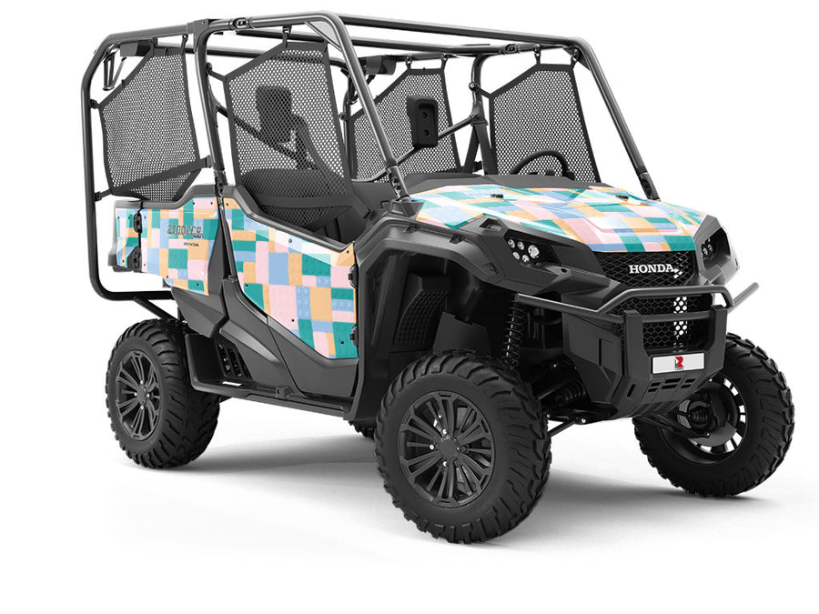 Pastel Bricks Toy Room Utility Vehicle Vinyl Wrap