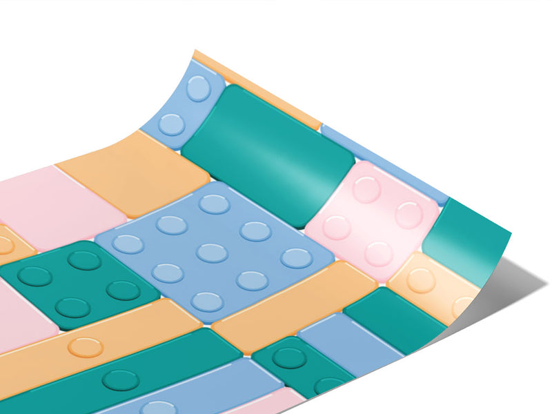 Pastel Bricks Toy Room Vinyl Wraps~Rwraps Series 914 Digitally Printed Vinyl Wrap~0