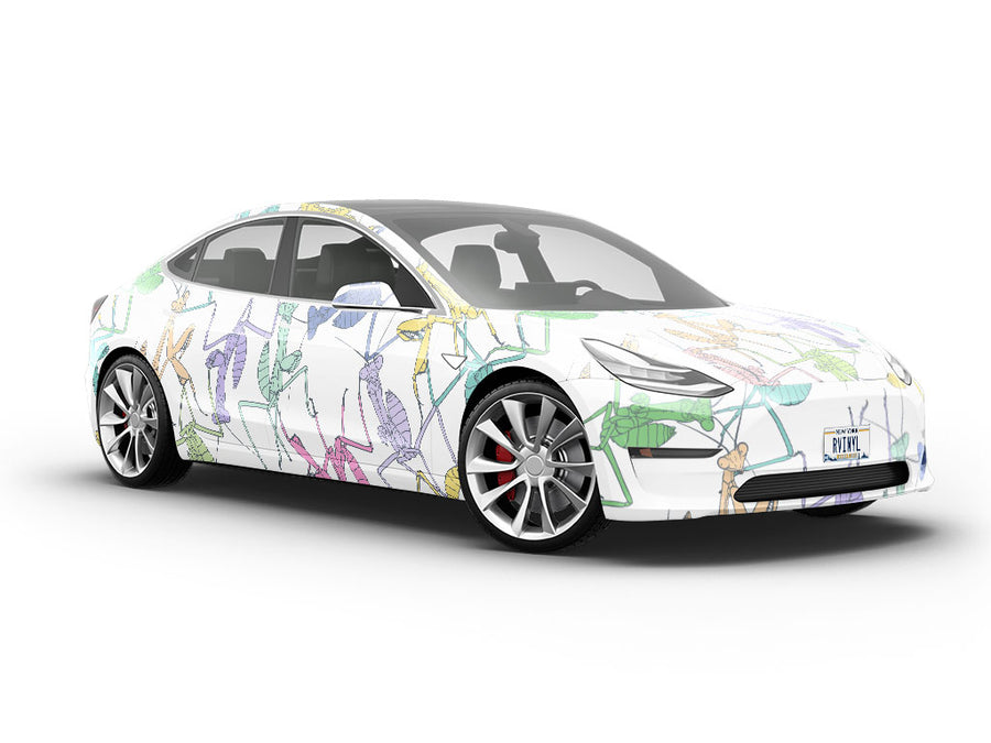 Pastel Fighters Bug Vehicle Vinyl Wrap