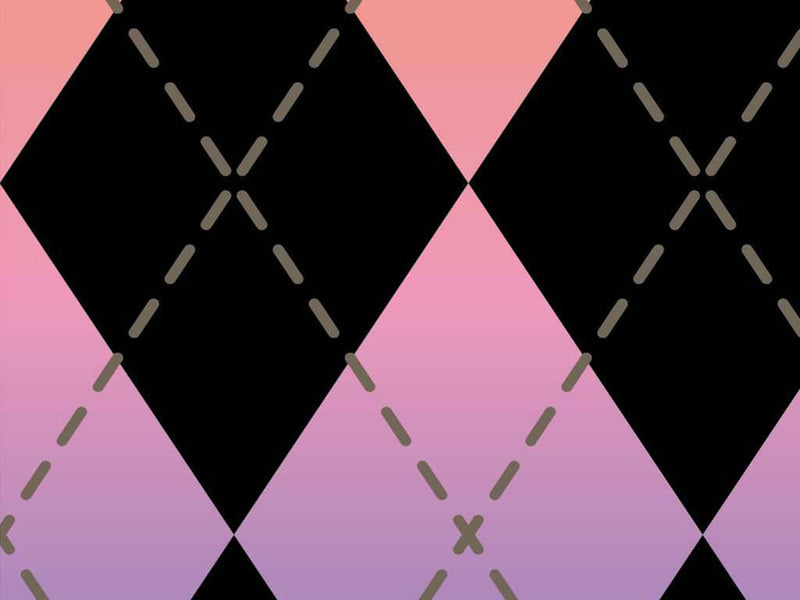 Pastel Gradient Argyle Vinyl Wrap Pattern~Rwraps Series 914 Digitally Printed Vinyl Wrap~0