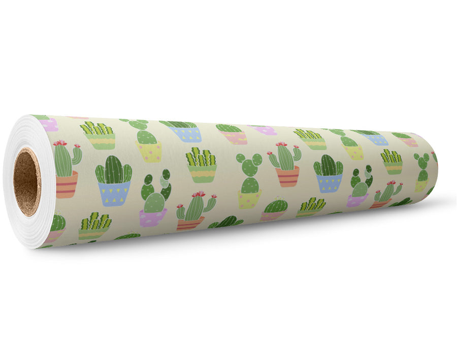 Pastel Needles Cacti Wrap Film Wholesale Roll~Rwraps Series 914 Digitally Printed Vinyl Roll~5