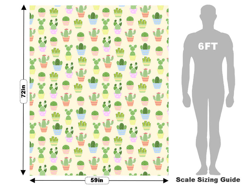 Pastel Needles Cacti Vehicle Wrap Scale~Rwraps Series 914 Pastel Needles Cacti Measurements~1