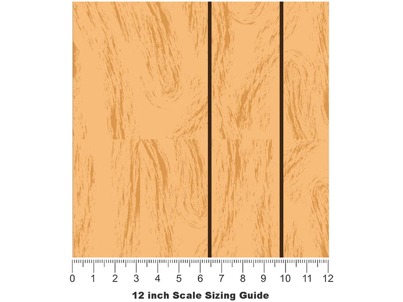 Pastel Wood Plank Vinyl Film Pattern Size 12 inch Scale~Rwraps Pastel Wood Plank Sizing Chart~3