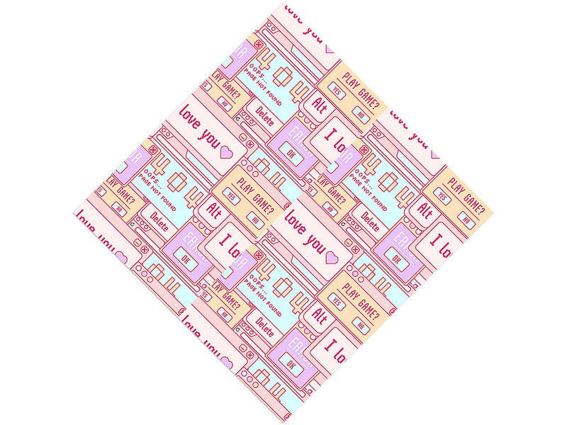 Pastel Pop-Ups Sticker Bomb Vinyl Wrap Pattern