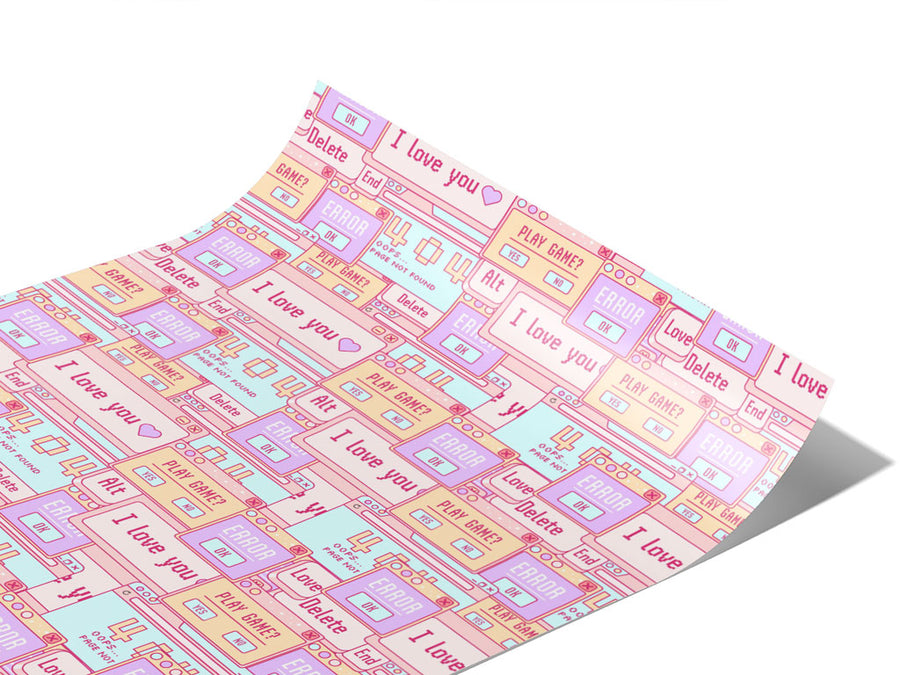Pastel Pop-Ups Sticker Bomb Vinyl Wraps~Rwraps Series 914 Digitally Printed Vinyl Wrap~1