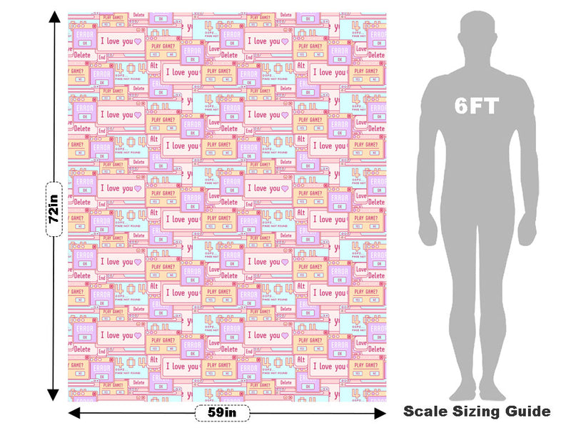 Pastel Pop-Ups Sticker Bomb Vehicle Wrap Scale~Rwraps Series 914 Pastel Pop-Ups Sticker Bomb Measurements~2