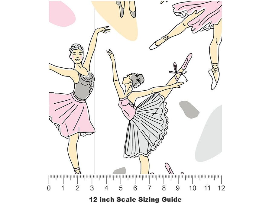 Pastel Practice Hobby Vinyl Film Pattern Size 12 inch Scale~Rwraps Pastel Practice Hobby Sizing Chart~2