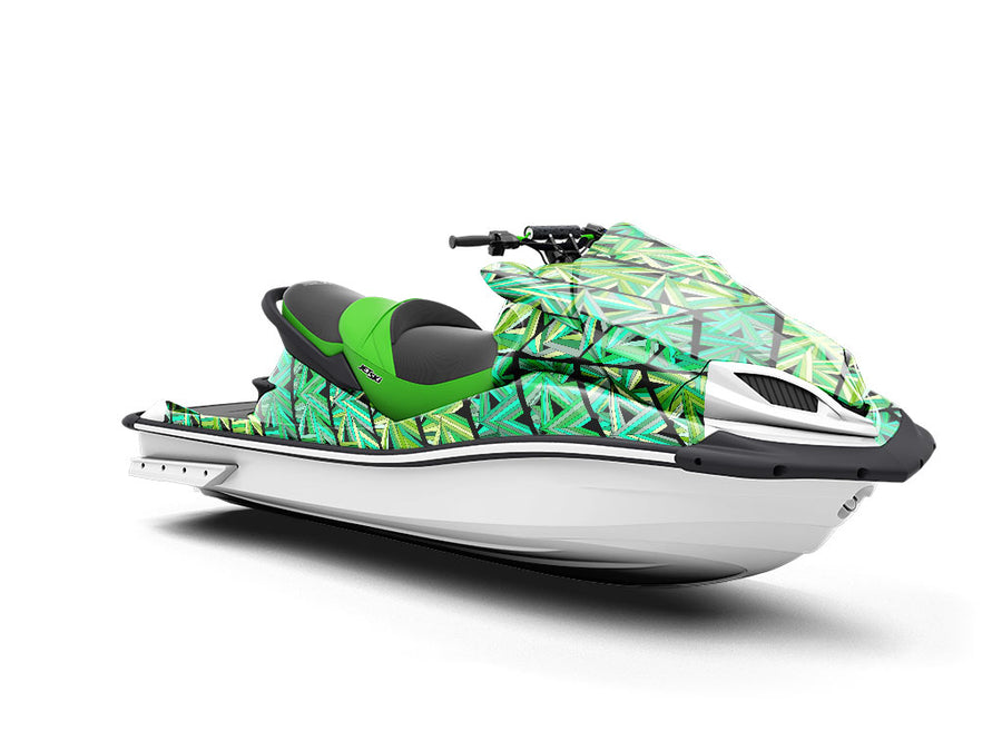 Pastel Prism Mosaic Jet Ski Vinyl Customized Wrap