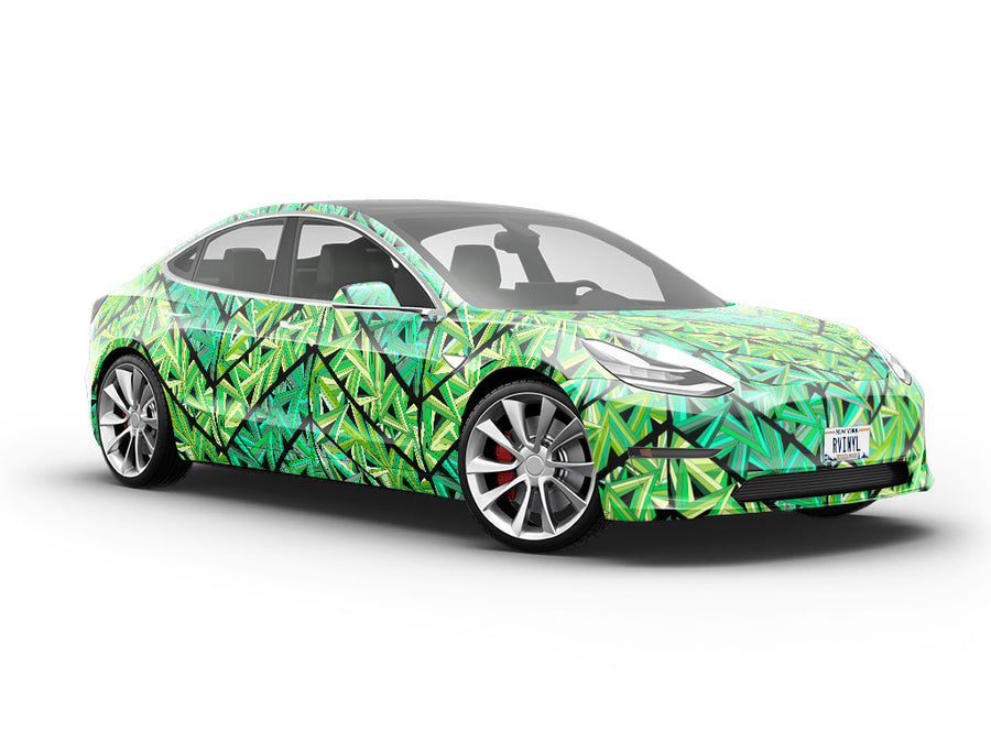 Pastel Prism Mosaic Vehicle Vinyl Wrap