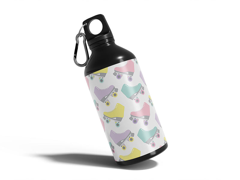 pastel quads sport Water Bottle DIY Stickers