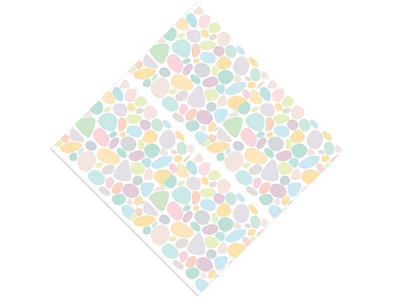 Pastel Rainbow Cobblestone Vinyl Wrap Pattern