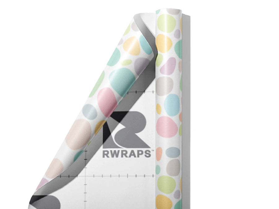 Pastel Rainbow Cobblestone Wrap Film Sheets~Rwraps Series 914 Pastel Rainbow Cobblestone Scrolled Sheet~4