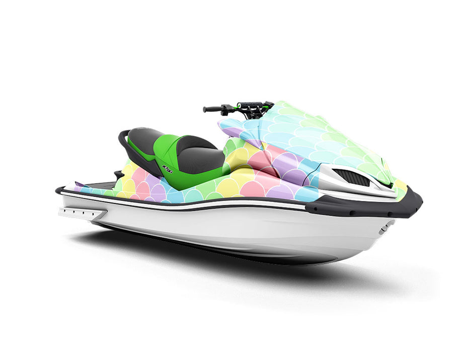 Pastel Scales Reptile Jet Ski Vinyl Customized Wrap