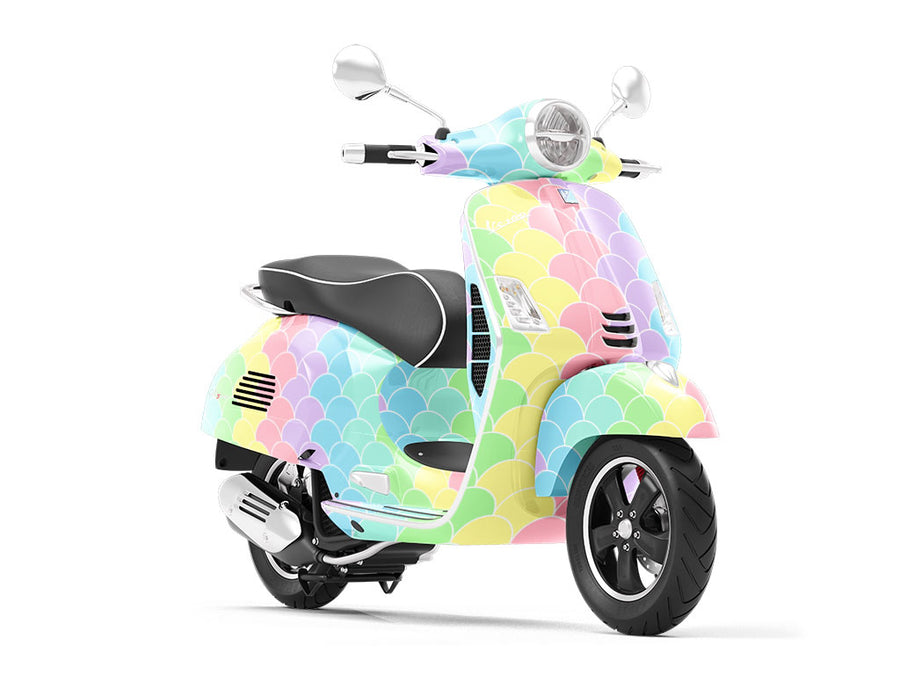 Pastel Scales Reptile Vespa Scooter Wrap Film
