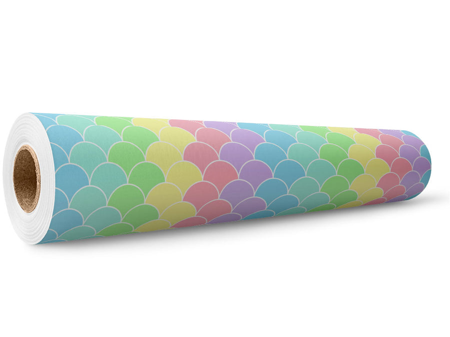 Pastel Scales Reptile Wrap Film Wholesale Roll~Rwraps Series 914 Digitally Printed Vinyl Roll~5