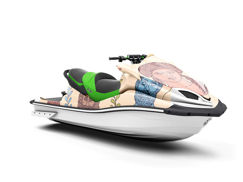Pastel Titans Greco Roman Jet Ski Vinyl Customized Wrap