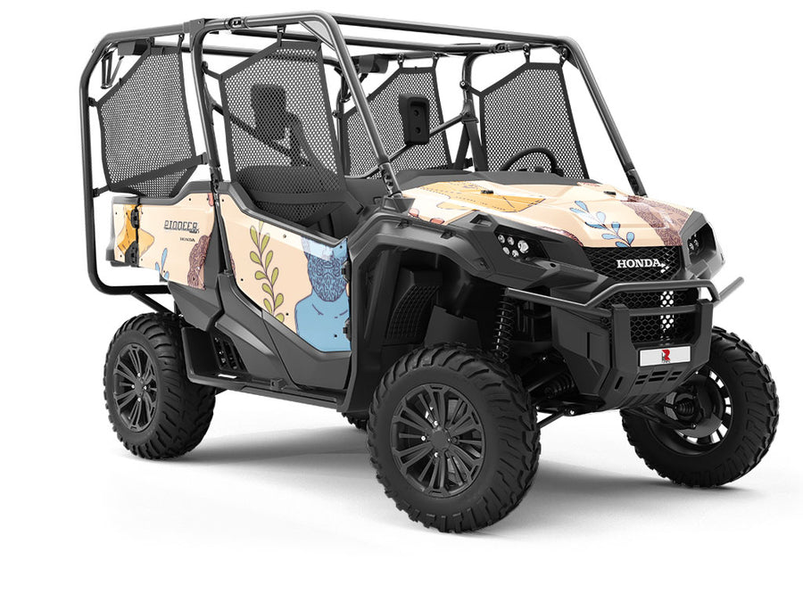 Pastel Titans Greco Roman Utility Vehicle Vinyl Wrap