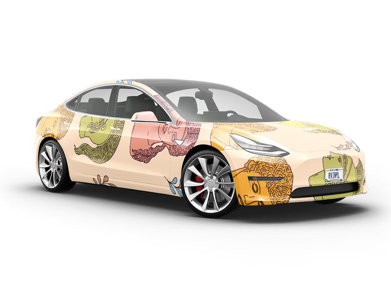 Pastel Titans Greco Roman Vehicle Vinyl Wrap