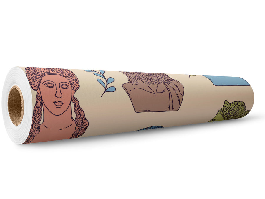 Pastel Titans Greco Roman Wrap Film Wholesale Roll~Rwraps Series 914 Digitally Printed Vinyl Roll~5
