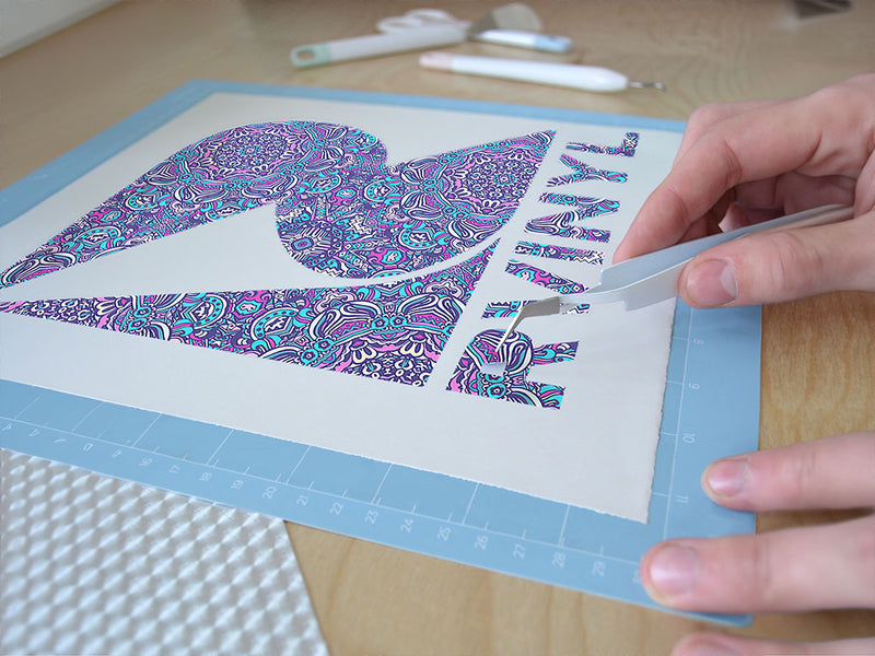 pastel wonder mandala Easy Weed Craft Vinyl