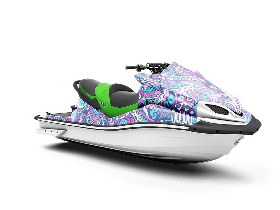 Pastel Wonder Mandala Jet Ski Vinyl Customized Wrap