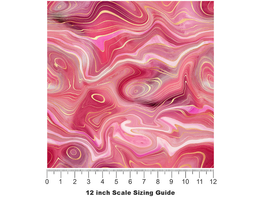 Patient Crush Gemstone Vinyl Film Pattern Size 12 inch Scale~Rwraps Patient Crush Gemstone Sizing Chart~2