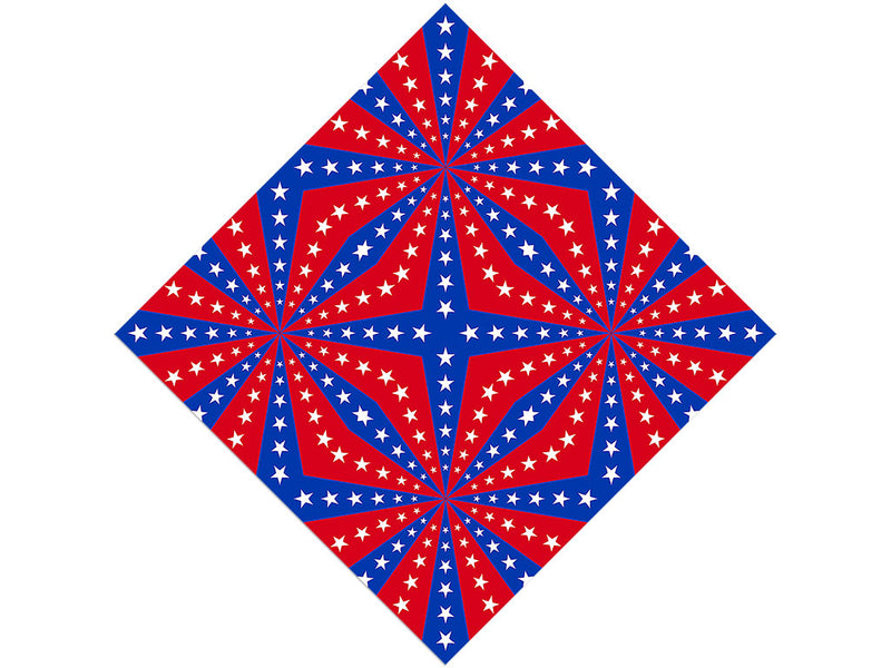 Patriotic Pinwheel Americana Vinyl Wrap Pattern