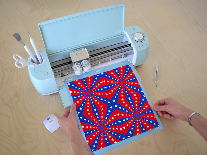 patriotic pinwheel Cricut Compatible Vinyl