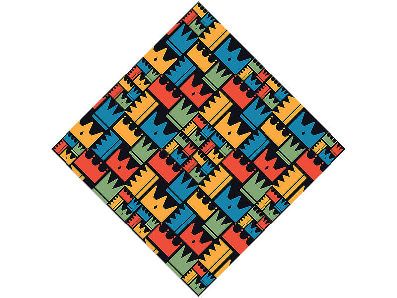 Patterned Crowns Fantasy Vinyl Wrap Pattern