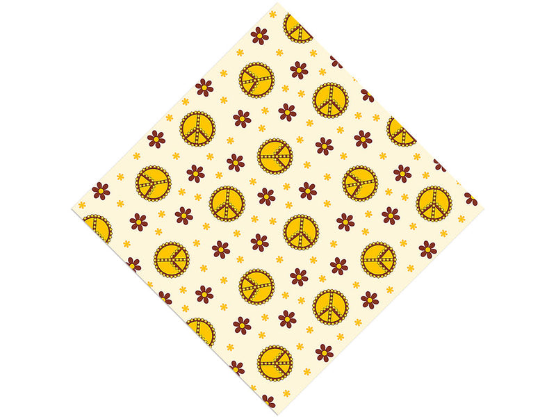 Peace Man Retro Vinyl Wrap Pattern