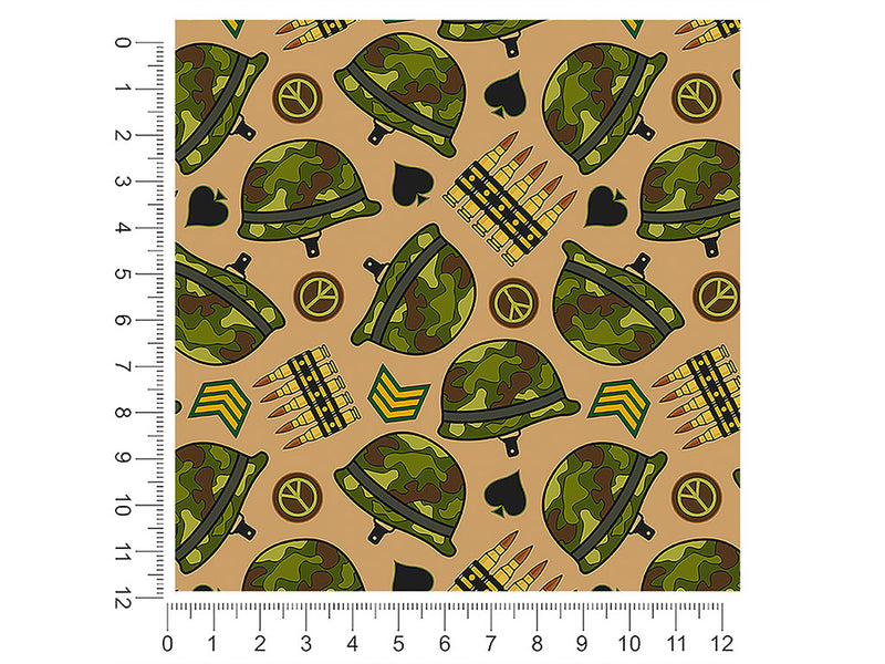 peace warriors 1ft x 1ft Craft Sheets