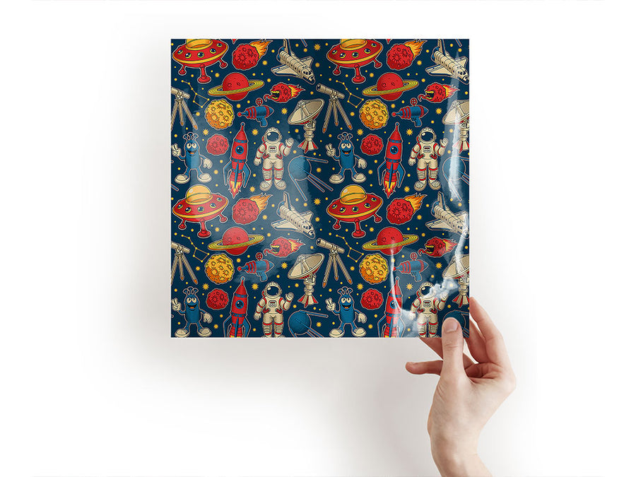 peaceful arrival science fiction Craft Sheets