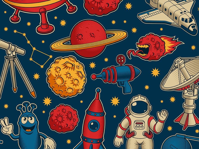 Peaceful Arrival Science Fiction Vinyl Wrap Pattern~Rwraps Series 914 Digitally Printed Vinyl Wrap~0