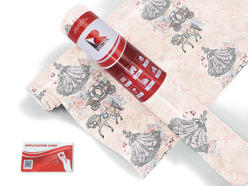peach carriage fantasy Craft Vinyl Roll