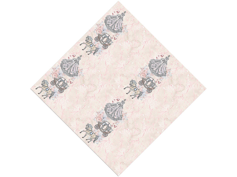 Peach Carriage Fantasy Vinyl Wrap Pattern