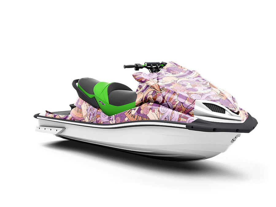 Peach Chords Music Jet Ski Vinyl Customized Wrap