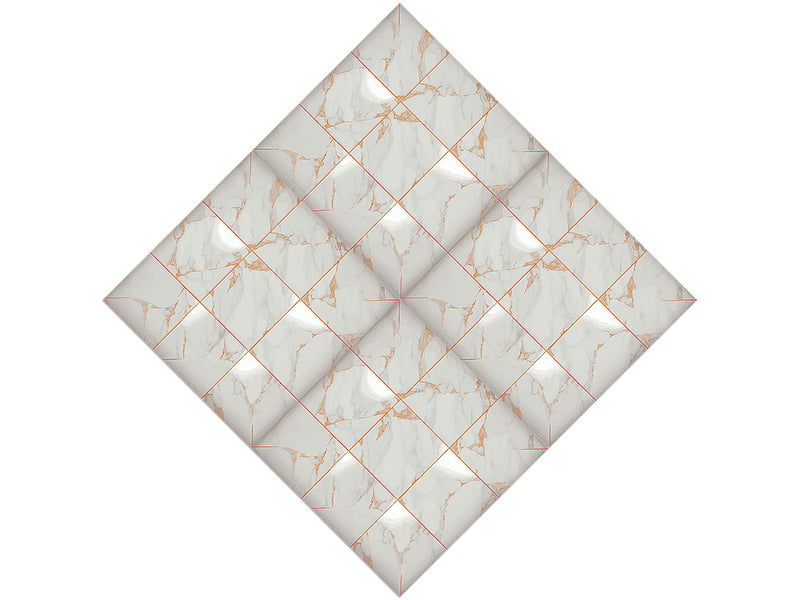 Peach Square Tile Vinyl Wrap Pattern
