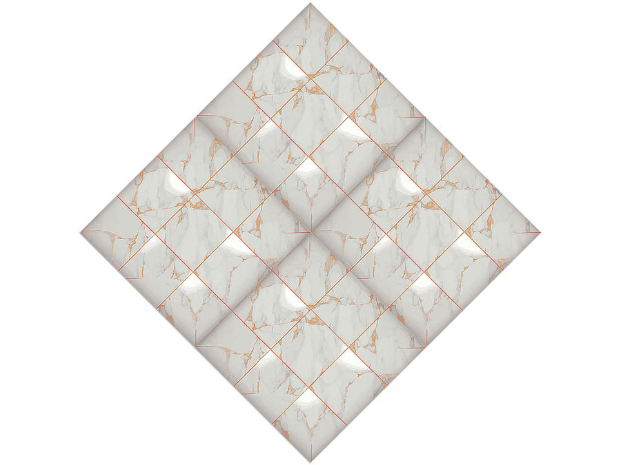 Peach Square Tile Vinyl Wrap Pattern