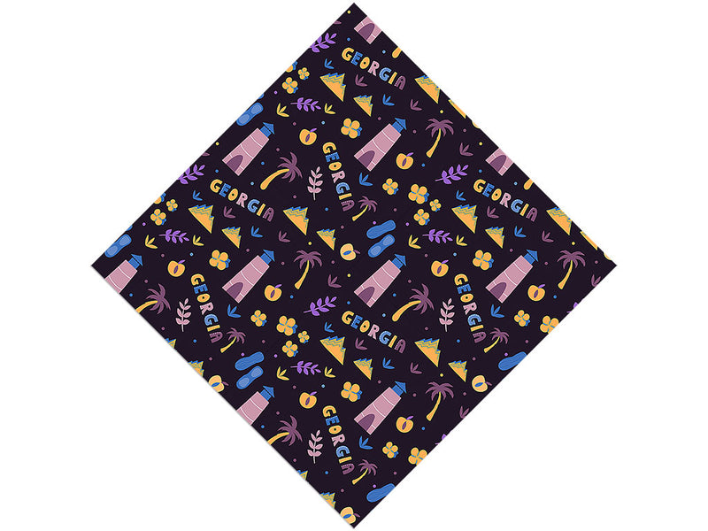 Peach State Americana Vinyl Wrap Pattern