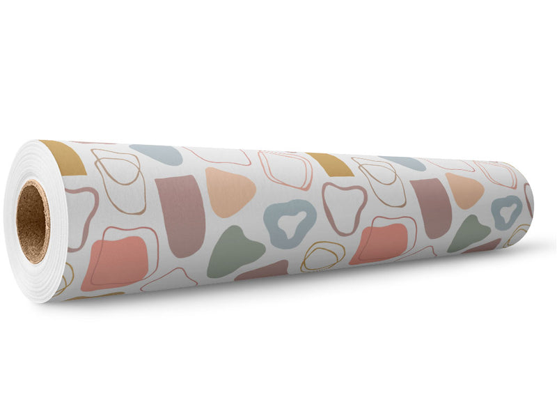 Peachy Cobblestone Wrap Film Wholesale Roll~Rwraps Series 914 Digitally Printed Vinyl Roll~5
