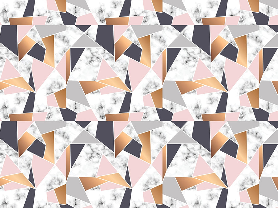 Peachy Shards Tile Vinyl Wrap Pattern~Rwraps Series 914 Digitally Printed Vinyl Wrap~0