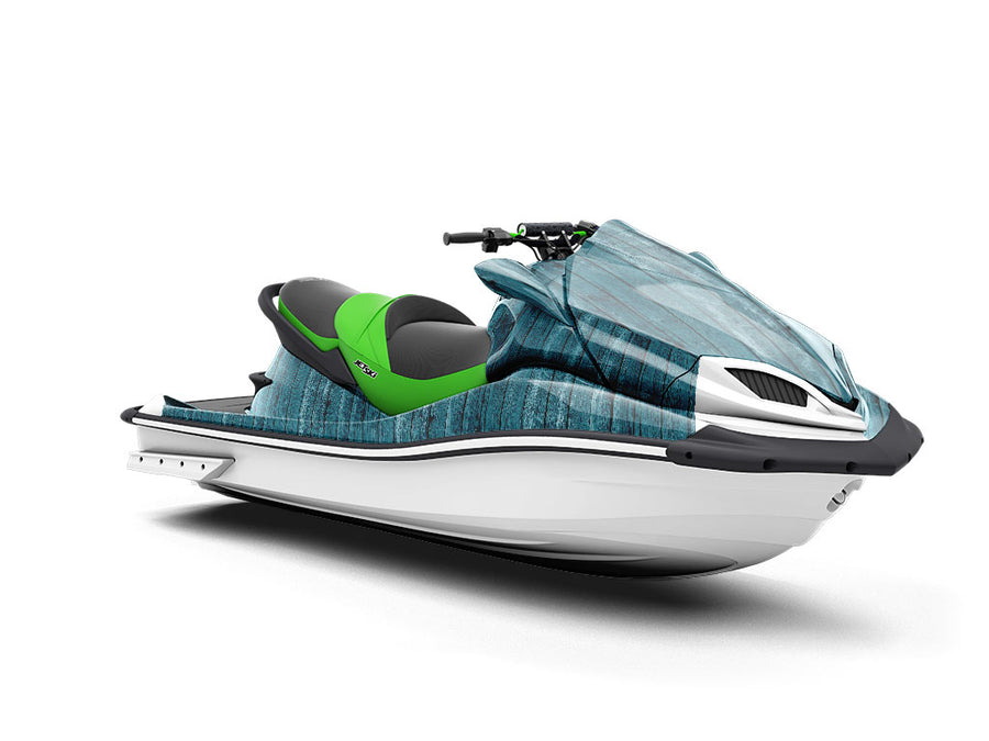 Peacock Wood Plank Jet Ski Vinyl Customized Wrap