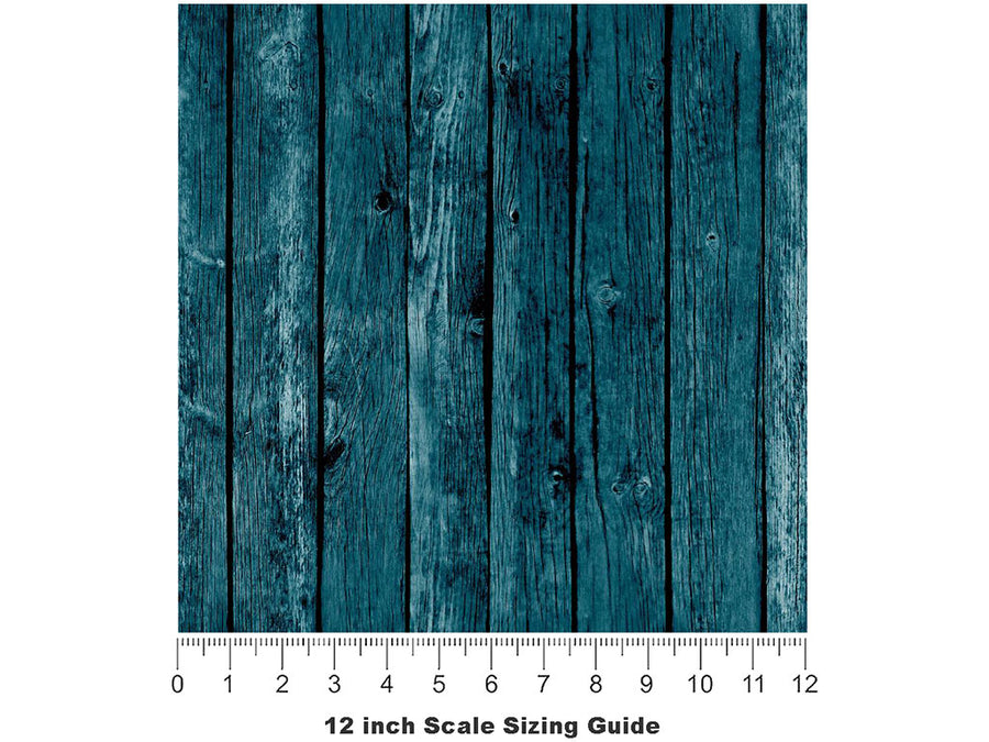 Peacock Wood Plank Vinyl Film Pattern Size 12 inch Scale~Rwraps Peacock Wood Plank Sizing Chart~3