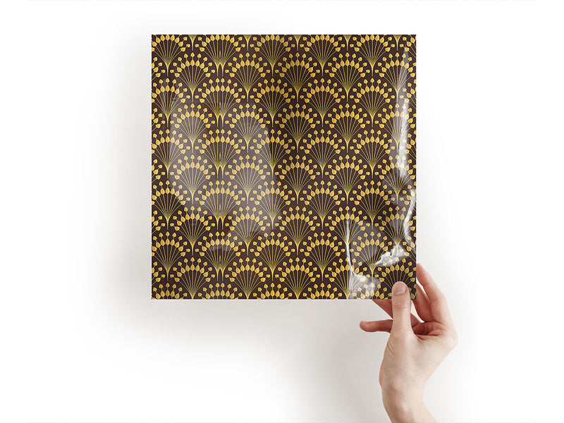 peacock tails art deco Craft Sheets