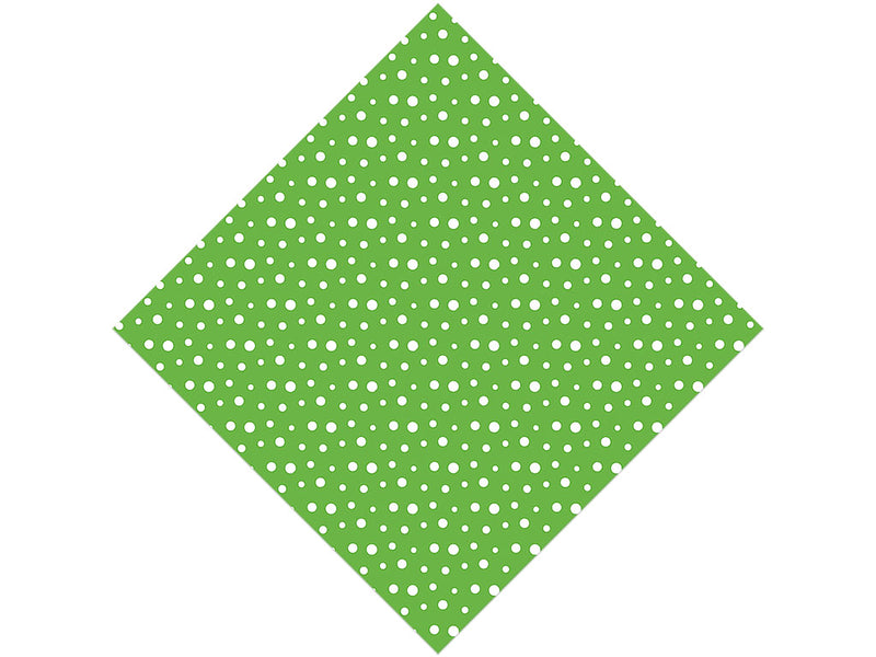 Pear Green Polka Dot Vinyl Wrap Pattern