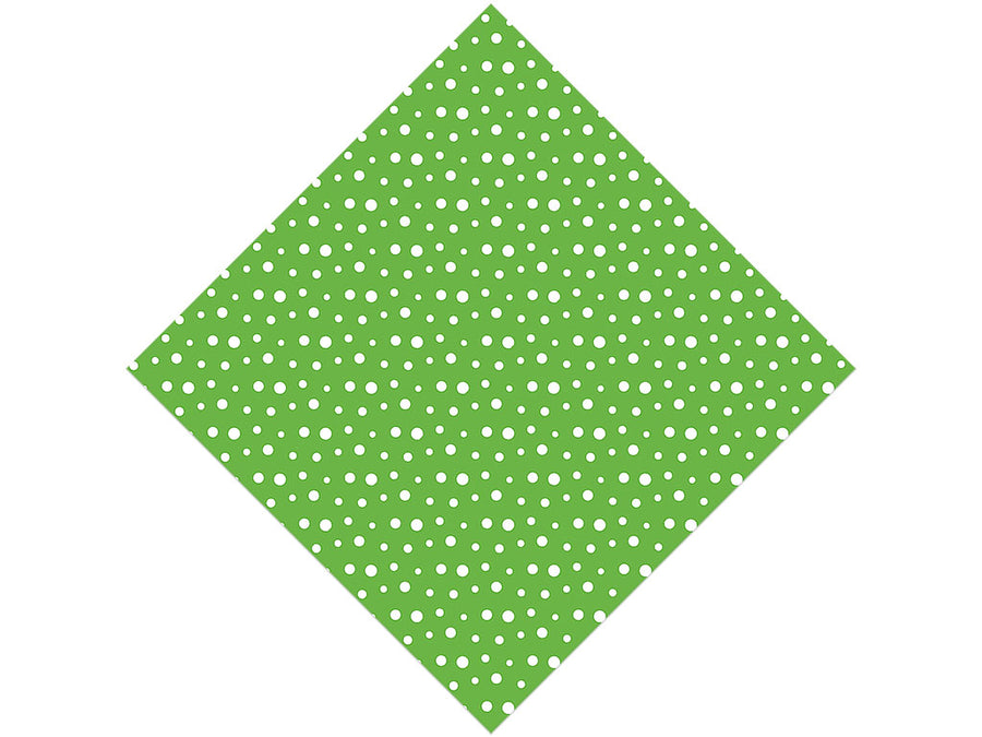 Pear Green Polka Dot Vinyl Wrap Pattern