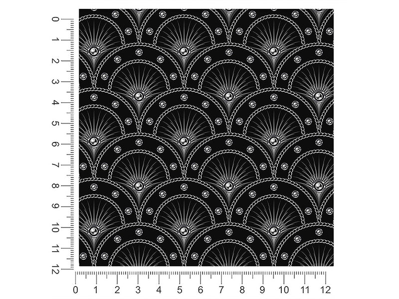 pearls eye art deco 1ft x 1ft Craft Sheets