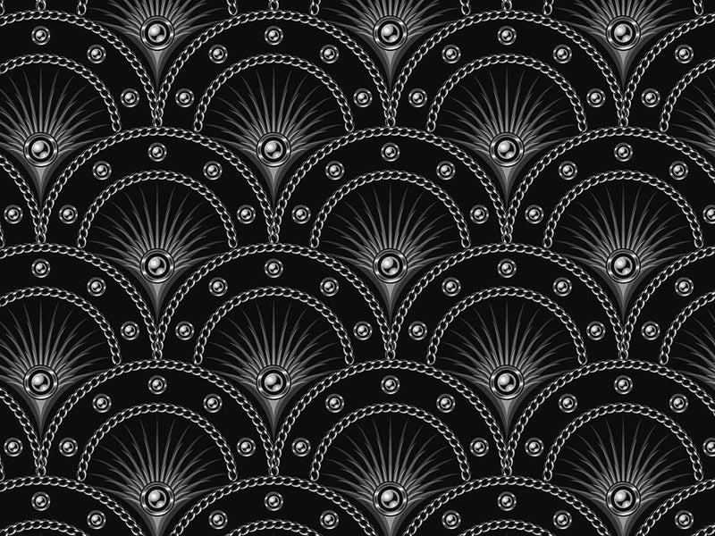 Pearls Eye Art Deco Vinyl Wrap Pattern~Rwraps Series 914 Digitally Printed Vinyl Wrap~0